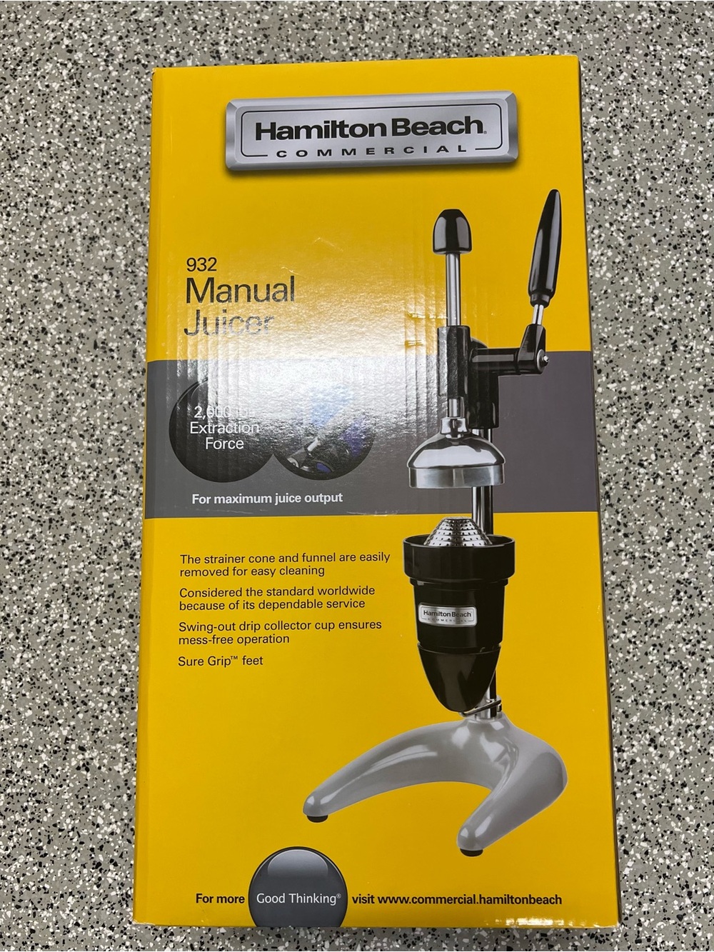 Hamilton Beach Manual Juicer 932 NEW IN BOX